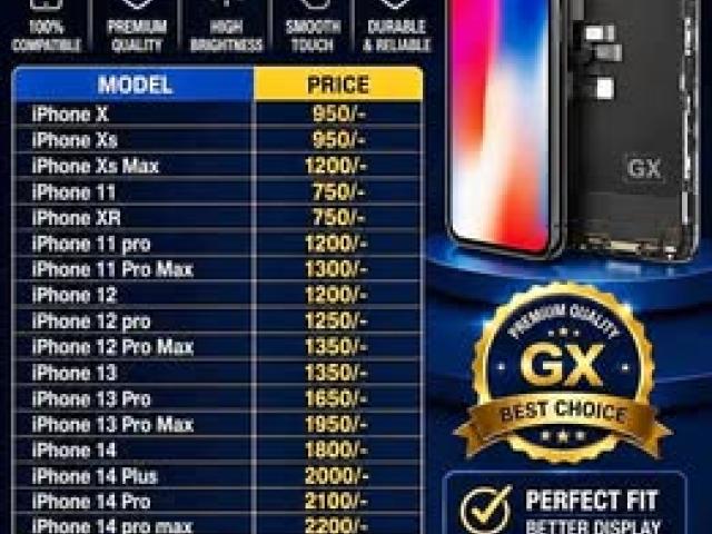 iPhone all Model GX Display