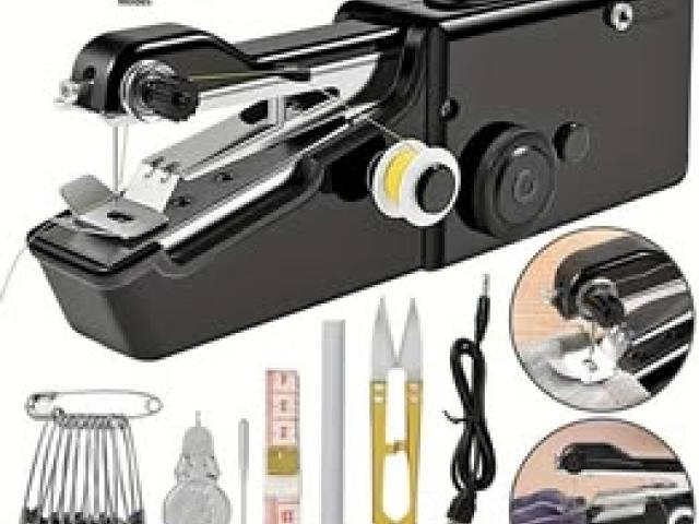 Mini Portable Sewing Machine Kit, Hand-Held