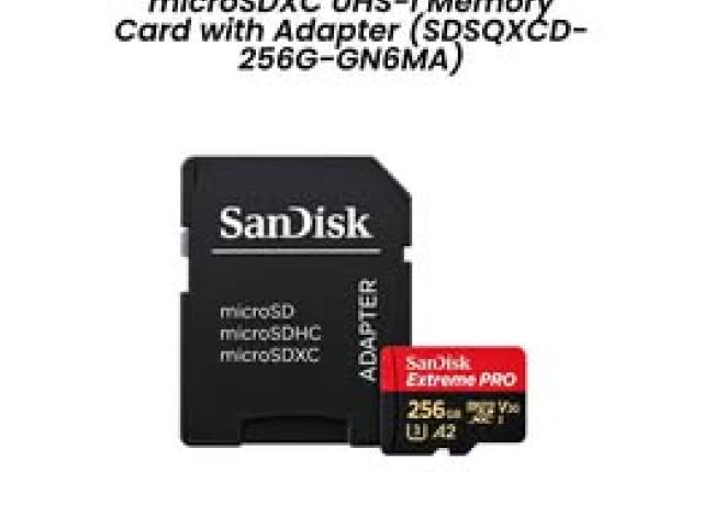 SanDisk 256GB Extreme PRO microSDXC UHS-I