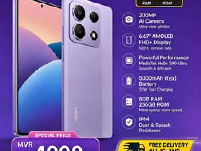 Redmi Note 14S 8GB/256GB or MVR:4990