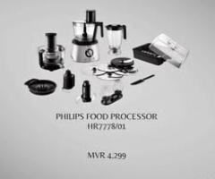 PHILIPS FOOD PROCESSOR HR7778/01