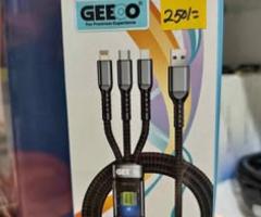Geeeo 3in 1 USB Cable