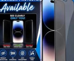 Privacy glass screen protector for iphone