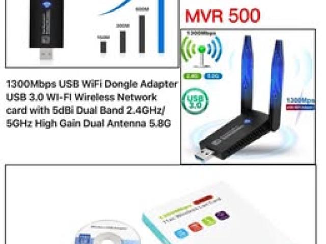 1300Mbps USB3 Wifi Dongle Adapter with