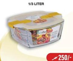 glass food container