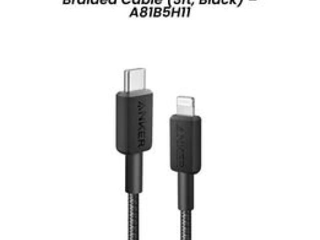 Anker 322 USB-C to Lightning Braided