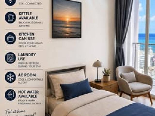 Single room for daily & hourly