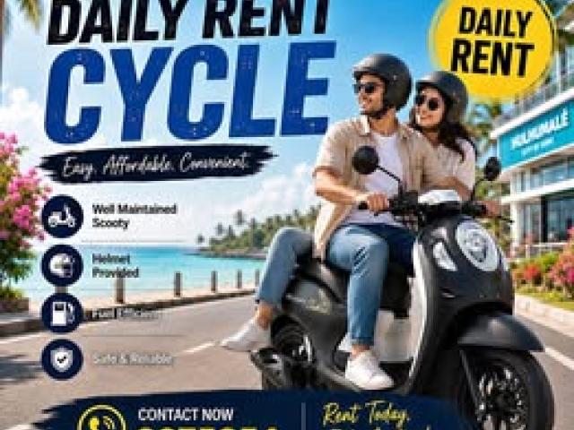 Cycle for daily rent in hulhumale