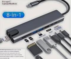 4K Multifunction Adapter 8in1 USB-C to
