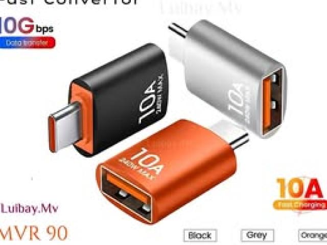 USB A to USB-C OTG converter
