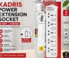 kadris power Extension Socket 3 way