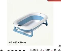 Foldable baby bath tub
