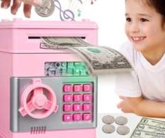 Piggy bank for kids with password