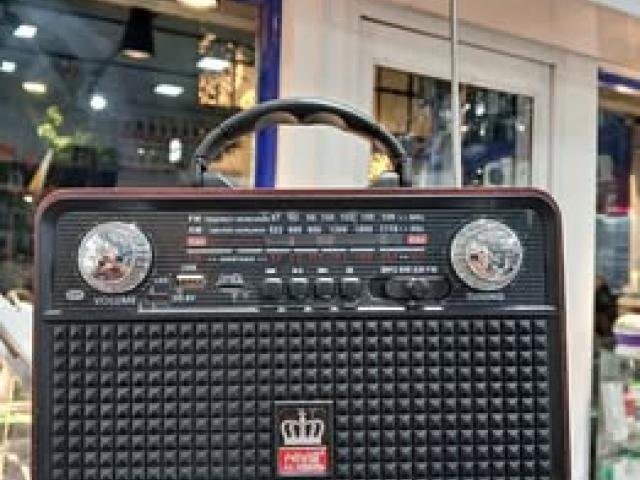 NNS brand NS-8096BT portable vintage-style radio