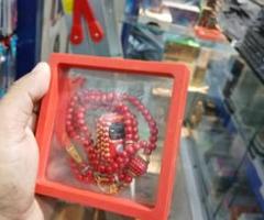Islamic Tasbih set, typically featuring 99