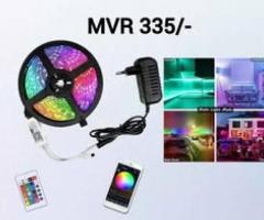 RGB LED STRIP LIGHT 5MTR WITH
