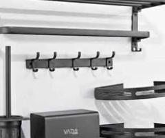 6-Piece Towel Rack and Accessories Set