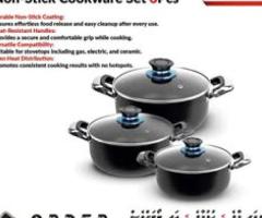 Lanza 6pcs cookware set non-stick