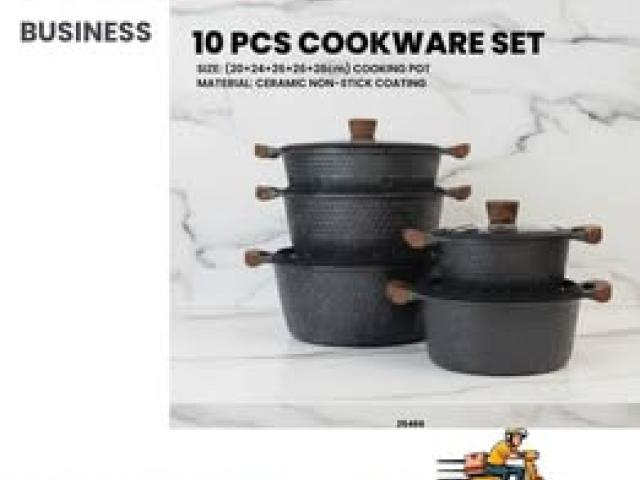 10 PCS COOKWARE SET