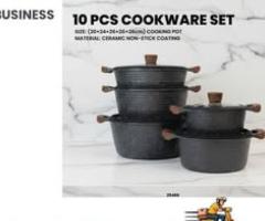10 PCS COOKWARE SET