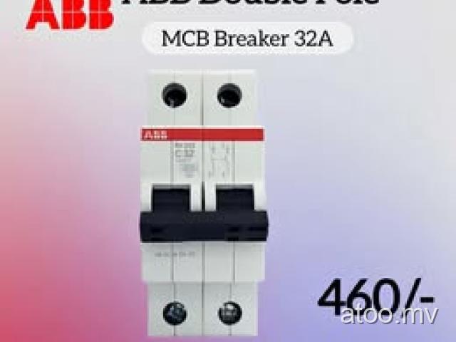 ABB+Double+Pole+MCB+Breaker+32A +Free