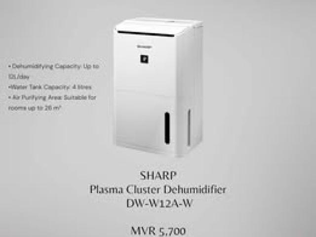 SHARP Dehumidifier Plasma Cluster DW-W12A-W