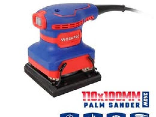 WORKPRO 110*100mm(1/4 SHEET) PROFESSIONAL PALM SANDER