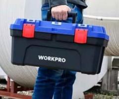 New WORKPRO Plastic Tool Box 20"