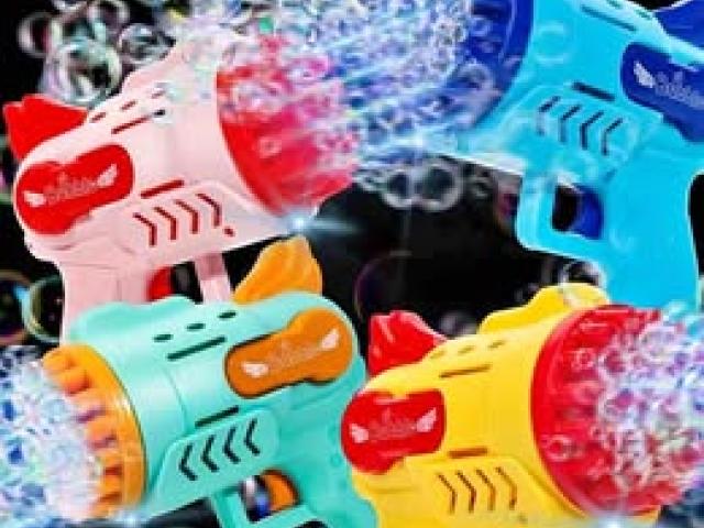 LED Bubble Gun Toy
