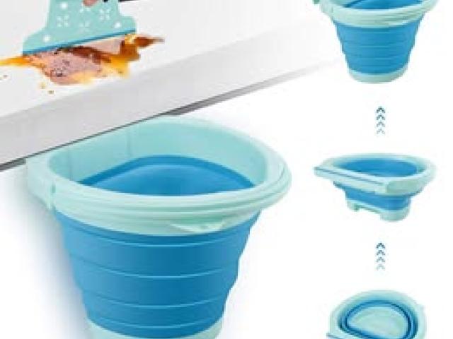 Hanging Foldable Trash Can 4L Silicone