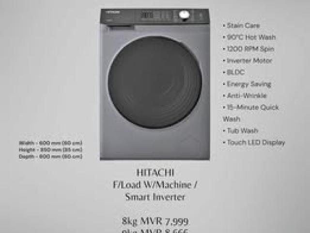 HITACHI F/Load W/Machine / Smart Inverter