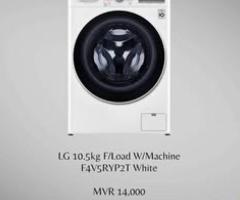 LG 10.5kg F/Load W/Machine F4V5RYP2T White