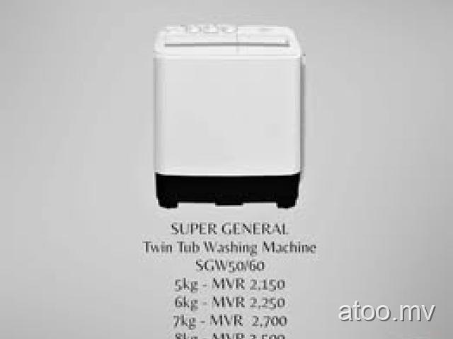 SUPER GENERAL Washing Machine Twin Tub