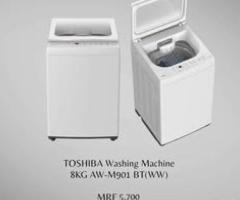 TOSHIBA Washing Machine 8KG AW-M901 BT(WW)
