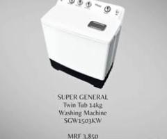 SUPER GENERAL Washing Machine Twin Tub