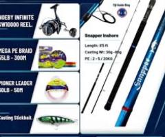 Medium Casting Combo. Rod, reel ،