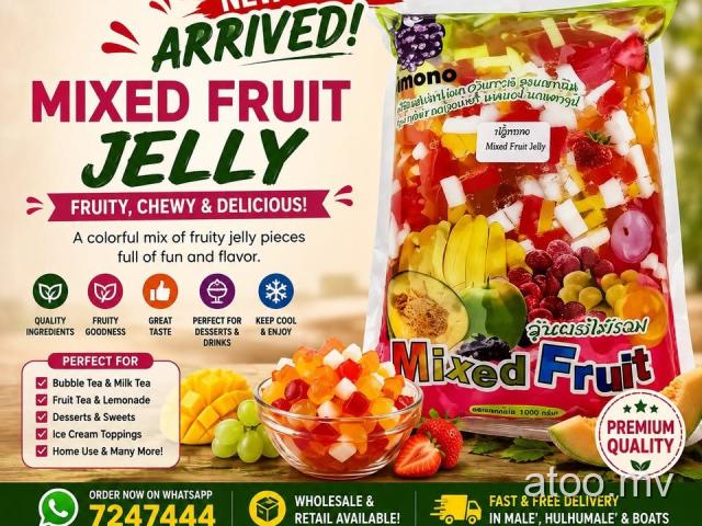 MIXED FRUIT JELLY | Perfect for Bubble Tea, Desserts call for delivery 7247444
