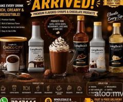 NEW STOCK ARRIVED! | LONGBEACH FLAVORED SYRUPS CALL FOR DELIVERY 7247444