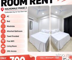 Daily Room rent hulhumale phase2/ 700/-