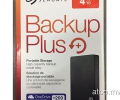 NEW Seagate Backup Plus Slim 4TB USB 3.0 Portable External Hard Drive / 7884445