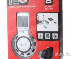 8 Ports USB Charger & Wireless Charger BYL-3008