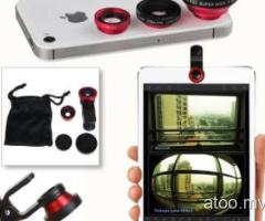 HIGH QUALITY 3 IN 1 UNIVERSAL CLIP LENS FOR SMARTPHONES