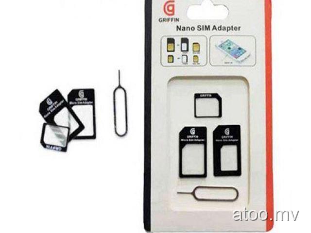 4 in 1 Sim Card Adapter with Eject Pin