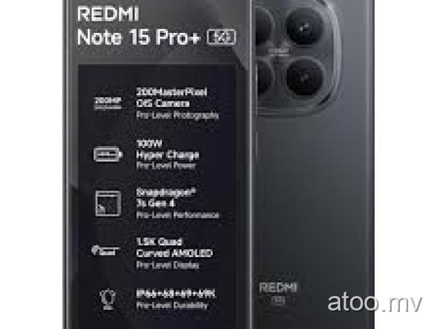 Xiaomi Redmi Note 15 Pro 5G 12Gb 256Gb Black Global