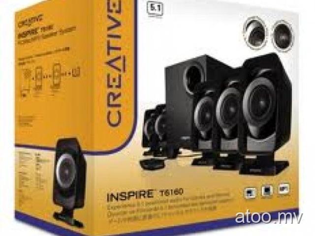 Creative Desktop 5 speaker INSPIRE T6160 with Woofer.
