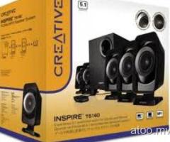 Creative Desktop 5 speaker INSPIRE T6160 with Woofer.