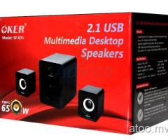 OKER USB Multimedia Speaker Micro 2.1 650W SP-835