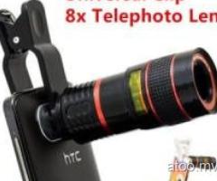 Universal Telephoto 8X Zoom Camera Lens Clip On for Smart Phones