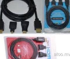 3 in 1 HDTV Cable (FULL HD) ,Rf150/- Call..7741753
