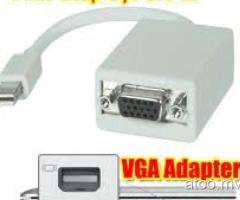 Mini DisplayPort Display Port DP to VGA Cable Converter Adapter for Mac PC HDTV